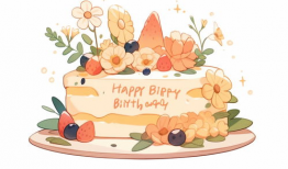 生日蛋糕漫画,生日蛋糕漫画里的欢乐瞬间